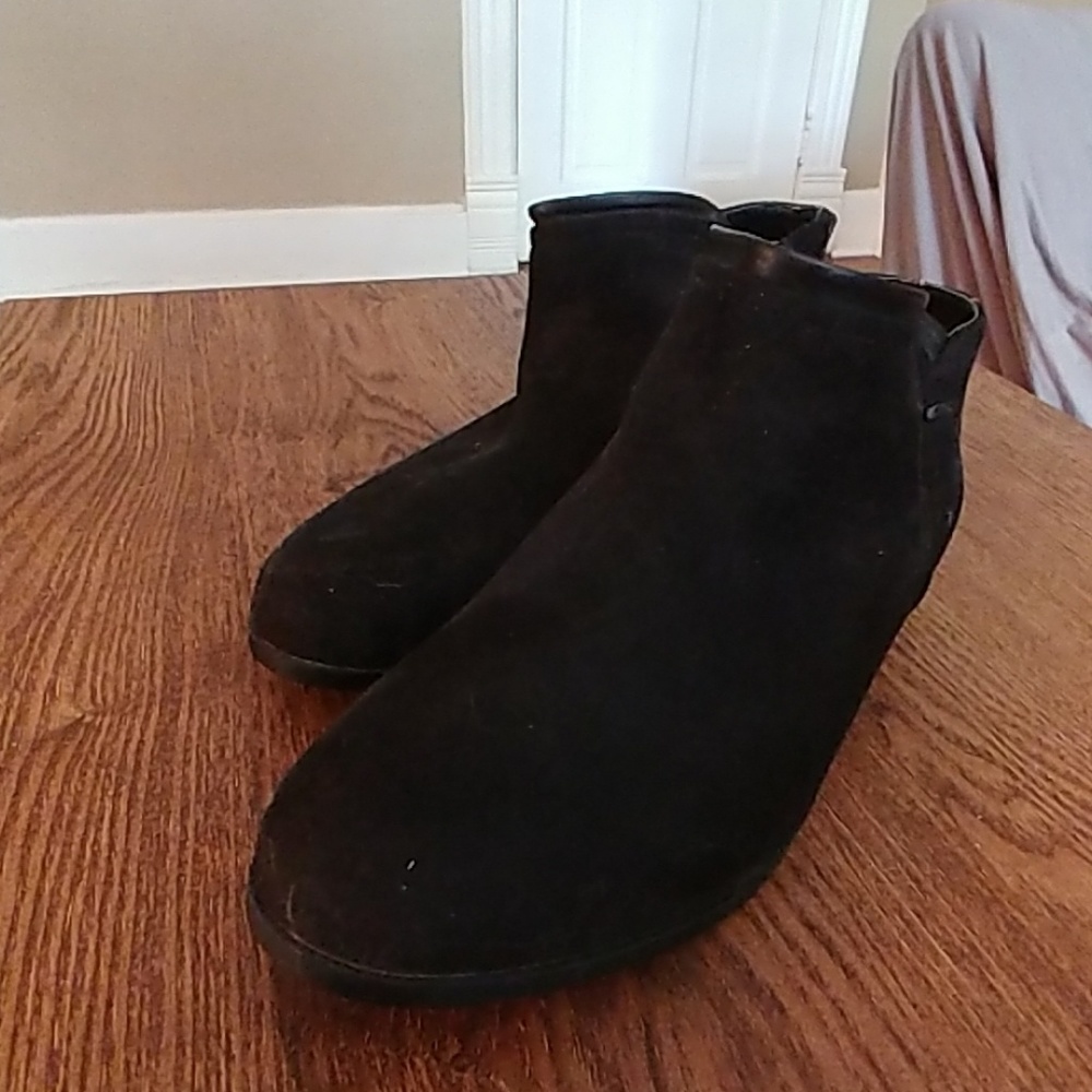 Black Suede Ankle Boots